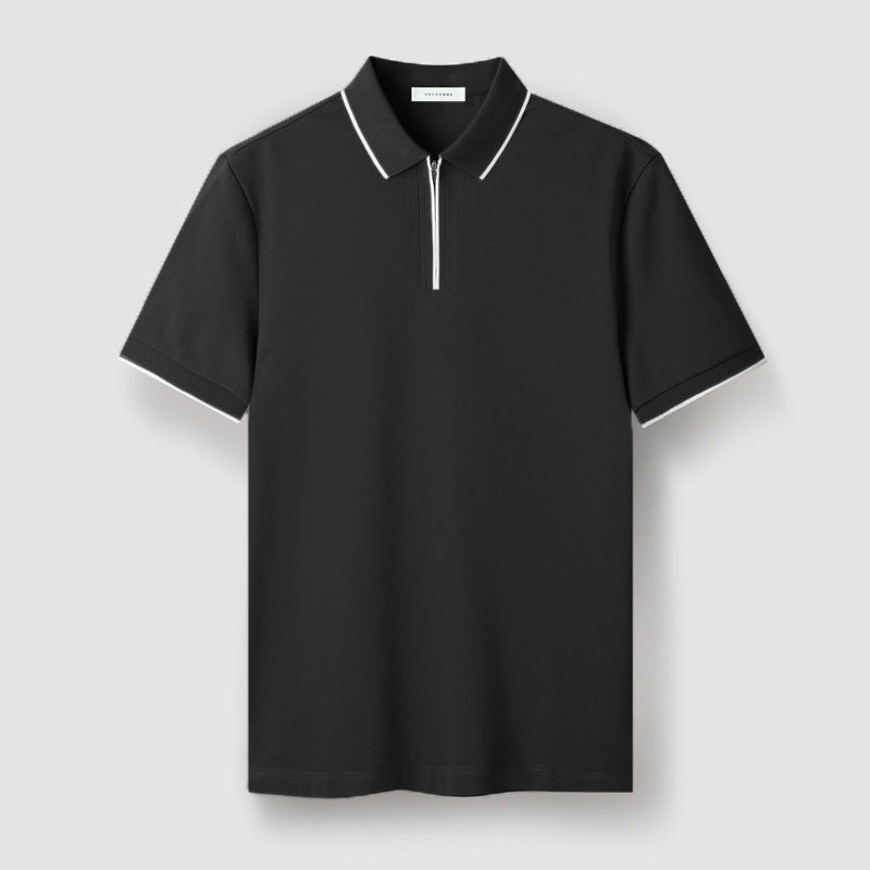 Zip-Up Polo