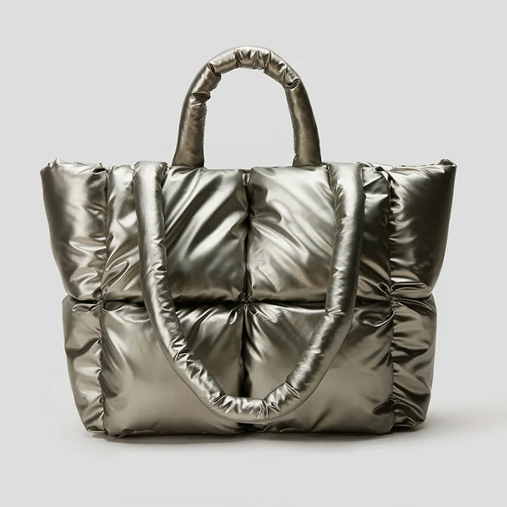 Quilted Puffer Tote