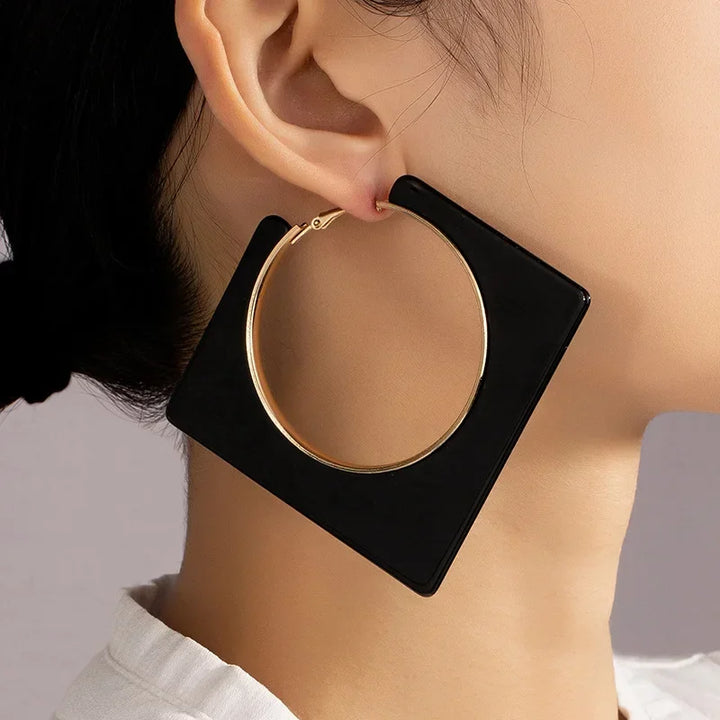 SQUARE DROP EARRING