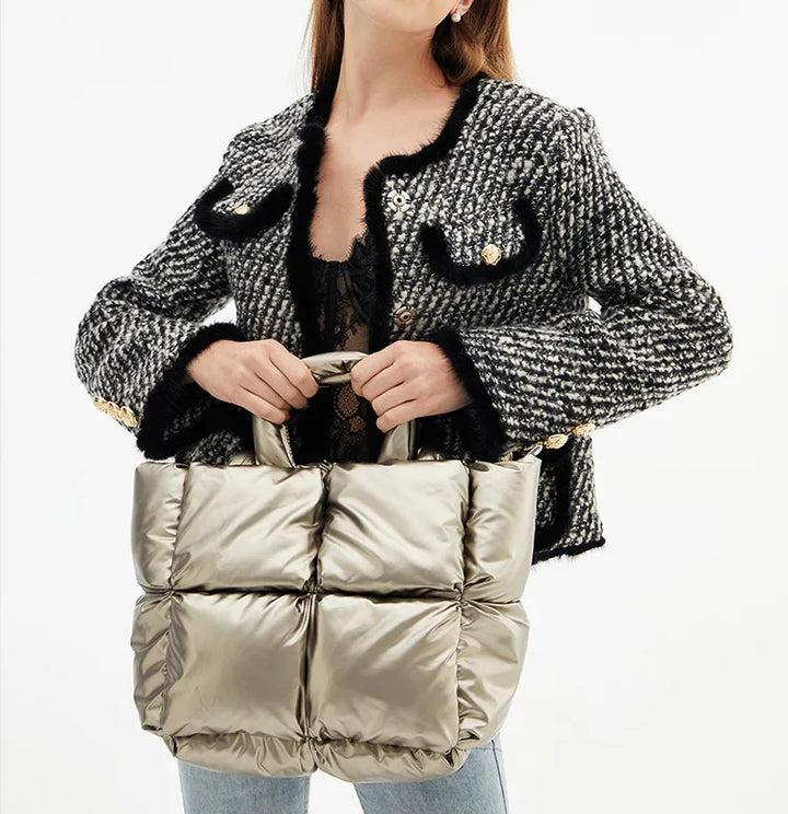 Quilted Puffer Tote