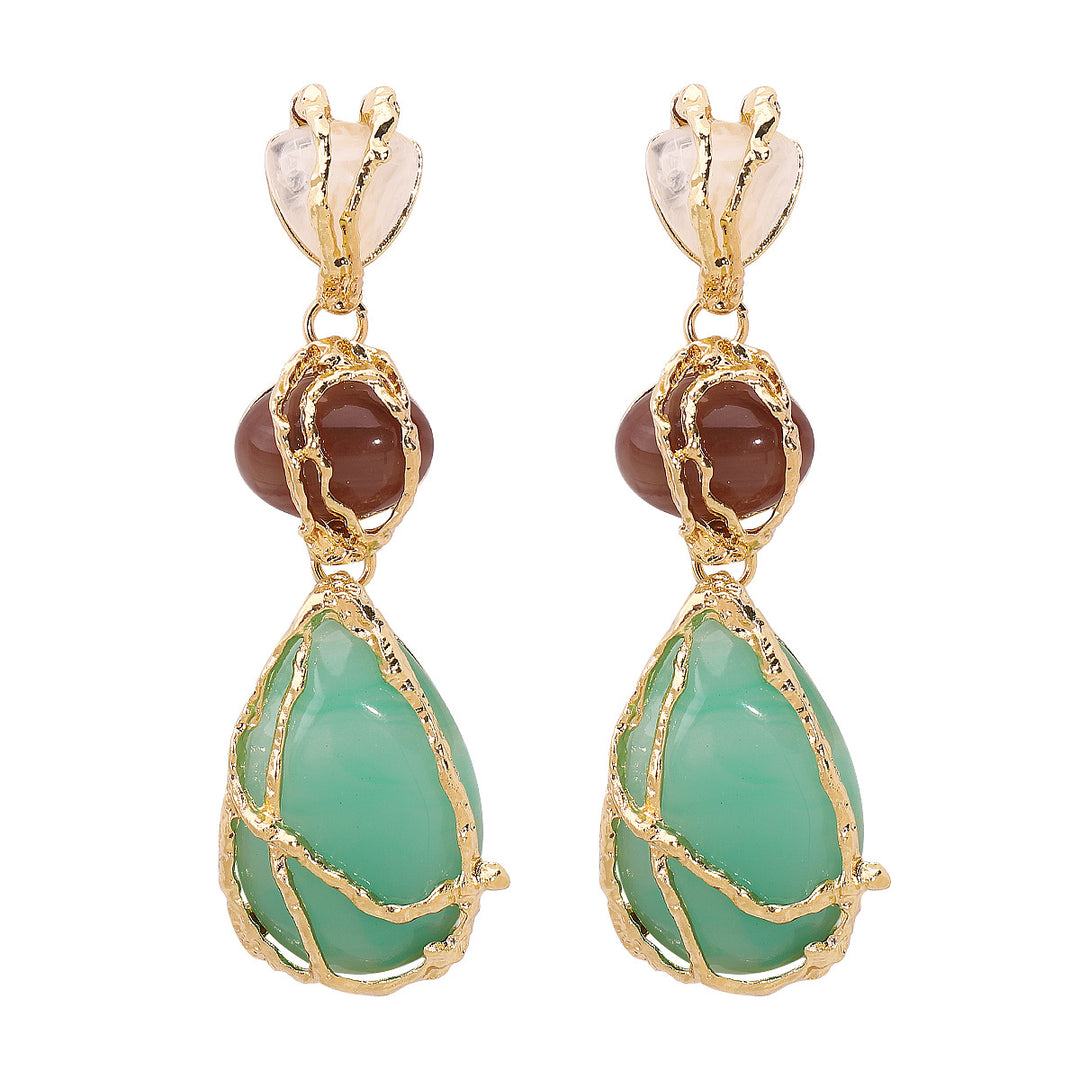 3 STONES EARRING
