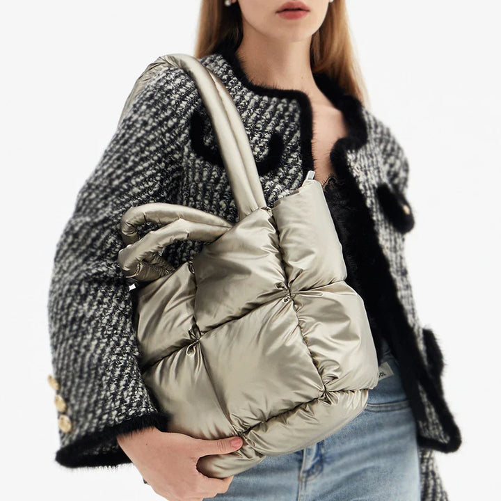 Quilted Puffer Tote