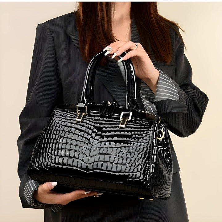Embossed Croc Bag
