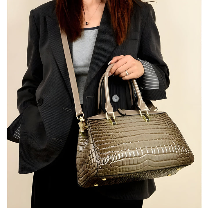 Embossed Croc Bag